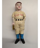 Baseball Antique Cast Iron Slugger Coin Bank **Broken Bat** - $512.58 MXN