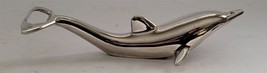 Vintage Dolphin Porpoise Chrome or Silverplate Bottle Opener Bar Accessory - £14.13 GBP