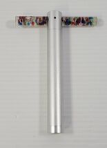 *B9) Vintage Oil Filled Silver 6&quot; Glitter Wand Kaleidoscope Japan - €42,49 EUR
