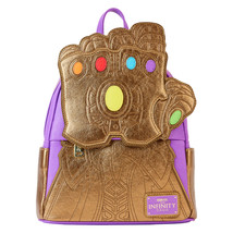 Marvel Comics Thanos Gauntlet Metallic Mini Backpack - £102.17 GBP
