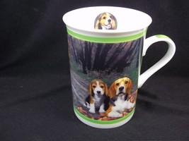 Beautiful Beagles bone china mug School Days Danbury Mint 8 oz - £10.03 GBP