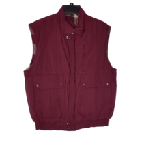 Eagles Ridge Outfitters Plaid Lined Vest Size Medium - $29.34