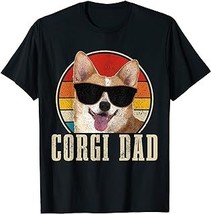 Corgi Dad Vintage Sunglasses Funny Corgi Dog Owner T-Shirt - £12.59 GBP+