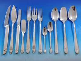 Victoria by Driade Follies Stainless Steel Flatware set 128 pc Modern IN BOOK - £3,047.56 GBP