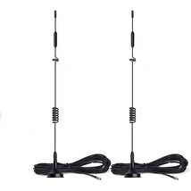 4G Lte Antenna 8Dbi Magnetic Base Cellular Mimo Ts9 Antenna 2-Pack Compatible Wi - £20.41 GBP