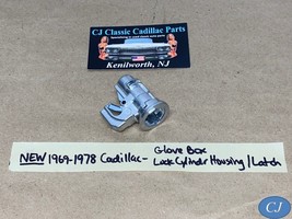 NEW 1969-1978 CADILLAC GLOVE BOX LOCK LATCH HOUSING - $29.69