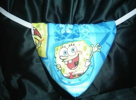 New Sexy Mens SPONGEBOB Squarepants Gstring Thong Male Lingerie Underwear - £16.23 GBP