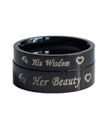 Couples Rings, His and Her Ring, Promise Ring, Engagement Ring, Wedding ... - $13.66 CAD