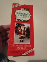 Vintage Brochure Travel Pamphlet Booklet Handout VTG Christmas Factory PA - £6.85 GBP