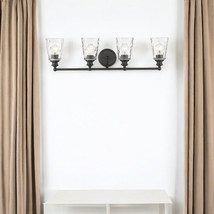 Mae 4-Light Oil-Rubbed Bronze Vanity - $5,583.03 MXN