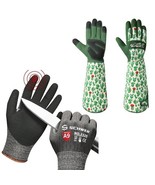 1 Pair Gardening Gloves and 1 Pair ANSI A9 Cut Resistant Gloves-M Size - $149.26 CAD