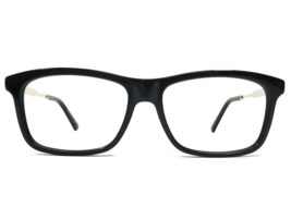 Gucci Eyeglasses Frames GG0302OZ 003 Black Silver Red Green Striped 54-16-150 - £126.88 GBP