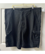 Copper Denim Cargo Shorts Mens Size 42 Black Canvas 9.5 inseam - £9.78 GBP