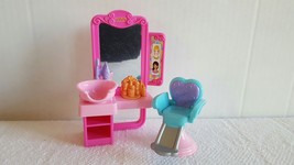 Fisher-Price Loving Family Dollhouse Beauty Shop Set Good Condition Ship Fast - $11.99
