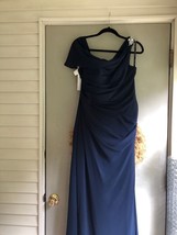 Sapphire Bridesmaid Dress By Alfred Angelo Size 12 - £140.67 GBP