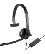 Logitech H570e Wired Headset, Mono Headphones with Noise-Cancelling... - £38.71 GBP