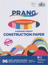 Prang (Formerly Art Street) Lightweight Construction Paper 8 Assorted Co... - $304.11 MXN