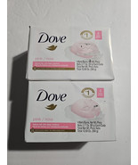 Dove Pink/Rosa Beauty Bar Soap 3.17 oz Each Peta Approved Lot Of 2 -8 Ba... - $275.98 MXN