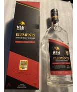 M&amp;H Distillery Elements Single Malt Whiskey Sherry CaskEmpty Bottle 0.7L... - £27.37 GBP