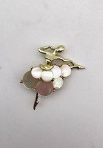 Vintage Brooch Pin Prima Ballerina Dancer MOP Shell Jewelry - £11.41 GBP