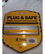 PLUG &amp; SAFE MOBILE INTRUDER MOTION DETECTOR ALARM WIRELESS INCLUDES  BAT... - $21.65 CAD