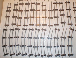 Lot Of Approximately 60 Pieces American Flyer S Scale Track - Straight &amp; Curve - £40.09 GBP