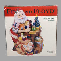 Fitz &amp; Floyd Santa and Toys Musical Toyland Christmas Holiday Workshop E... - £12.20 GBP