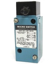 MICRO SWITCH LSM2H HEAVY DUTY LIMIT SWITCH 600 VAC MAX 10 AMPS - $45.95