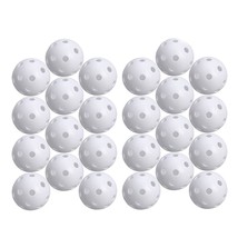 24Pcs Perforated Play Balls Hollow Golf Practice Training Sports Balls (... - £15.65 GBP