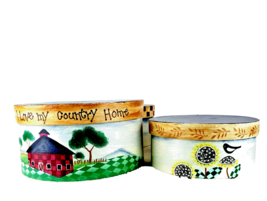 Country Home Boxes Set of Four - £19.78 GBP