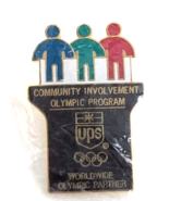 VTG UPS Worldwide Olympic Partner Community Involvement Olympic Program Pin - $20.41 CAD
