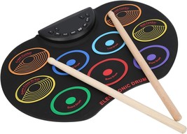 Electronic Drum Pad, Electronic Drum Pad Portable Colored Hand-Rolled Adult - £42.32 GBP