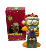 1996 PAWS Garfield Christmas Garf with Light figurine w/original Box Wax... - £18.52 GBP
