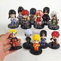 12Pcs Naruto Kakashi Sakura Sasuke PVC Action Figure Figurines Kid Gift ... - $29.01