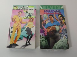 Elvis Presley Sealed VHS Tapes Lot Of 2 | Paradise Hawaiian Style Viva Las Vegas - £11.83 GBP