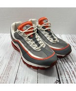 Nike Air Max 24-7 Grey Orange White 397252-101 Size 8.5 - READ