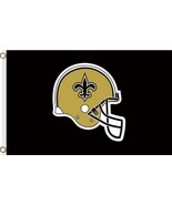 New Orleans Saints Helmet US Flag 3X5 Ft Polyester Banner USA 90x150cm - €17,06 EUR