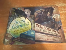 Scary Stories To Tell In the Dark Series Lot of 2 New Books PB Alvin Schwartz - £7.10 GBP