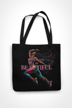 STRONG IS BEAUTIFUL – Motivational Black Women Canvas Tote Bag (14x15) - $16.95