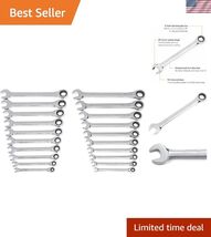 20 Piece Ratcheting Combination Wrench | SAE &amp; Metric | - $147.01