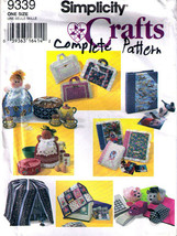 Birdcage Cover, Cookie Tin, Casserole & Album Covers 1995 Pattern 9339 Uncut - £9.59 GBP