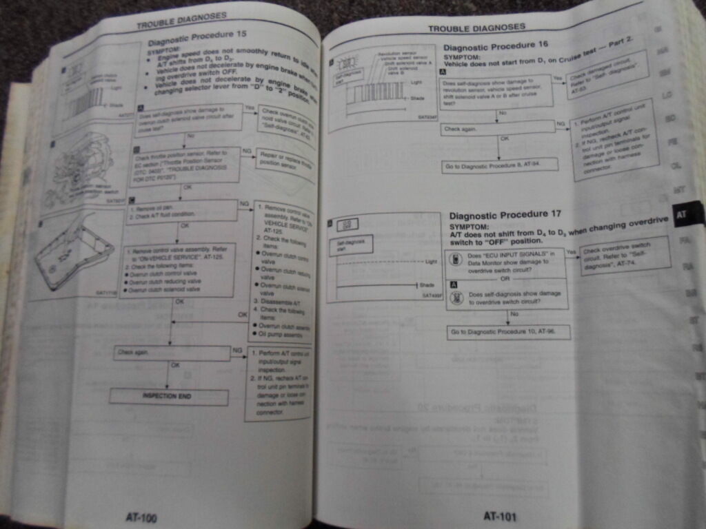 1996 Nissan Stanza Altima Service Réparation Atelier Manuel Set Usine OEM Livres Item image 9