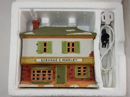 Department 56 Dickens Village Series Scrooge &amp; Marley Counting House w/Box - £19.97 GBP