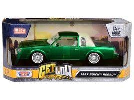 1987 Buick Regal Green Metallic with White Interior &quot;Get Low&quot; Series 1/2... - $37.79