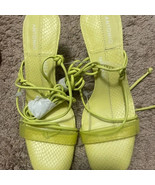 Antonio Melani  Barden Lace-Up Dress Sandals   Green 3.5 in heel - size 6.5 - £30.60 GBP