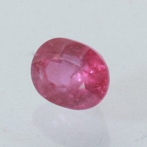 Ruby Thai Pink Red Faceted 7x5 mm Oval Flux Heat Only I2 Clarity Gem 1.31 carat - £79.73 GBP