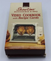 Showtime Rotisserie &amp; BBQ Video Cookbook With Recipe Cards (VHS) - £6.85 GBP