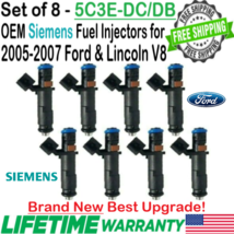 NEW OEM Siemens x8 Best Upgrade Fuel Injectors for 2006-07 Lincoln Mark LT 5.4L - £367.28 GBP