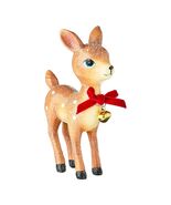 Standing Deer with Bell Christmas Tabletop Decoration, Brown, 5.31&quot; - $312.75 MXN