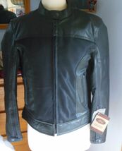 River Road Women’s Pecos Leather Mesh Motorcycle Jacket Size M - $176.22